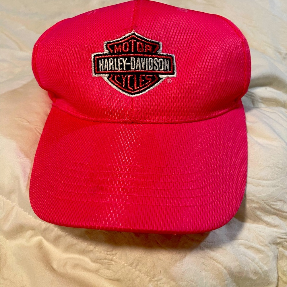 Womens pink , Harley Davidson mesh cap